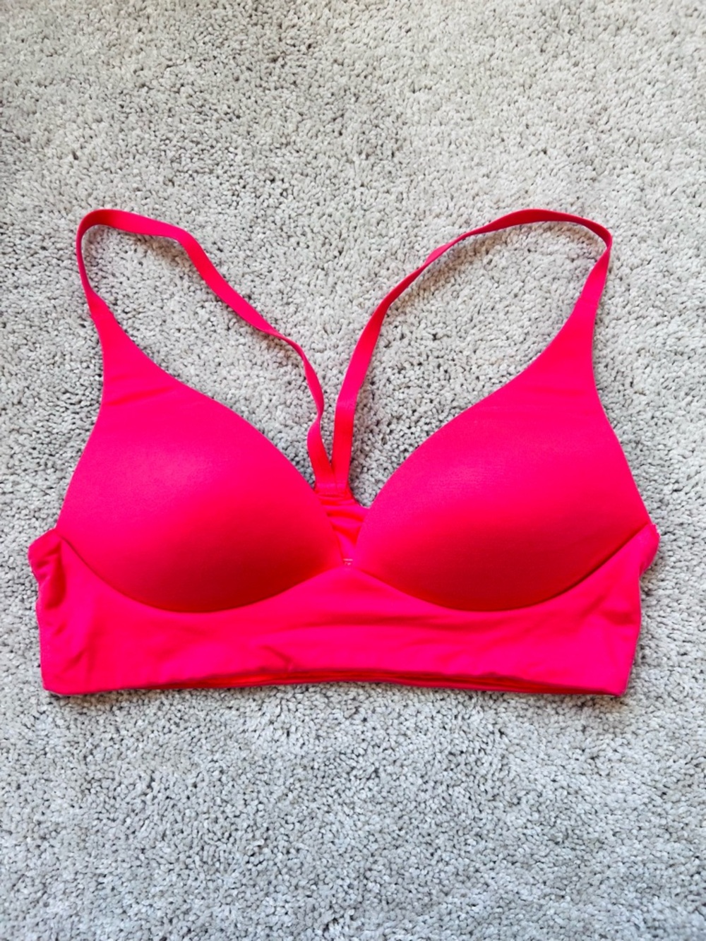 Victoria's Secret Bright Pink Seamless Push-Up Bralette 34B